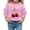 Pink, variant on Crewneck Sweatshirt Boys Girls Soft Crew Neck Long Sleeve Pullover Hoodless Sweatshirt Pink 4-5 Years