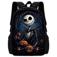 thumbnail image 3 of Disney Jack Skellington Child School Backpack With Shoulder Bag Pencil Bags School Bags for Boys Girls Best Gift, 3 of 5