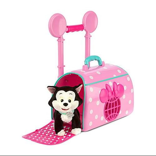 Disney Minnie Mouse and Figaro Pet Travel Carrier Playset