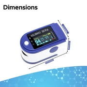 SUWU Finger Pulse Oximeter and OLED Display,, Accurate Fast Sp02 Reading Oxygen Meter, Heart Rate Monitor for Adult Child with Lanyard