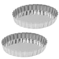 thumbnail image 1 of UPGRATOR 2Pcs Silver Non-stick Baking Tray for Home Baking Enthusiasts, 1 of 8