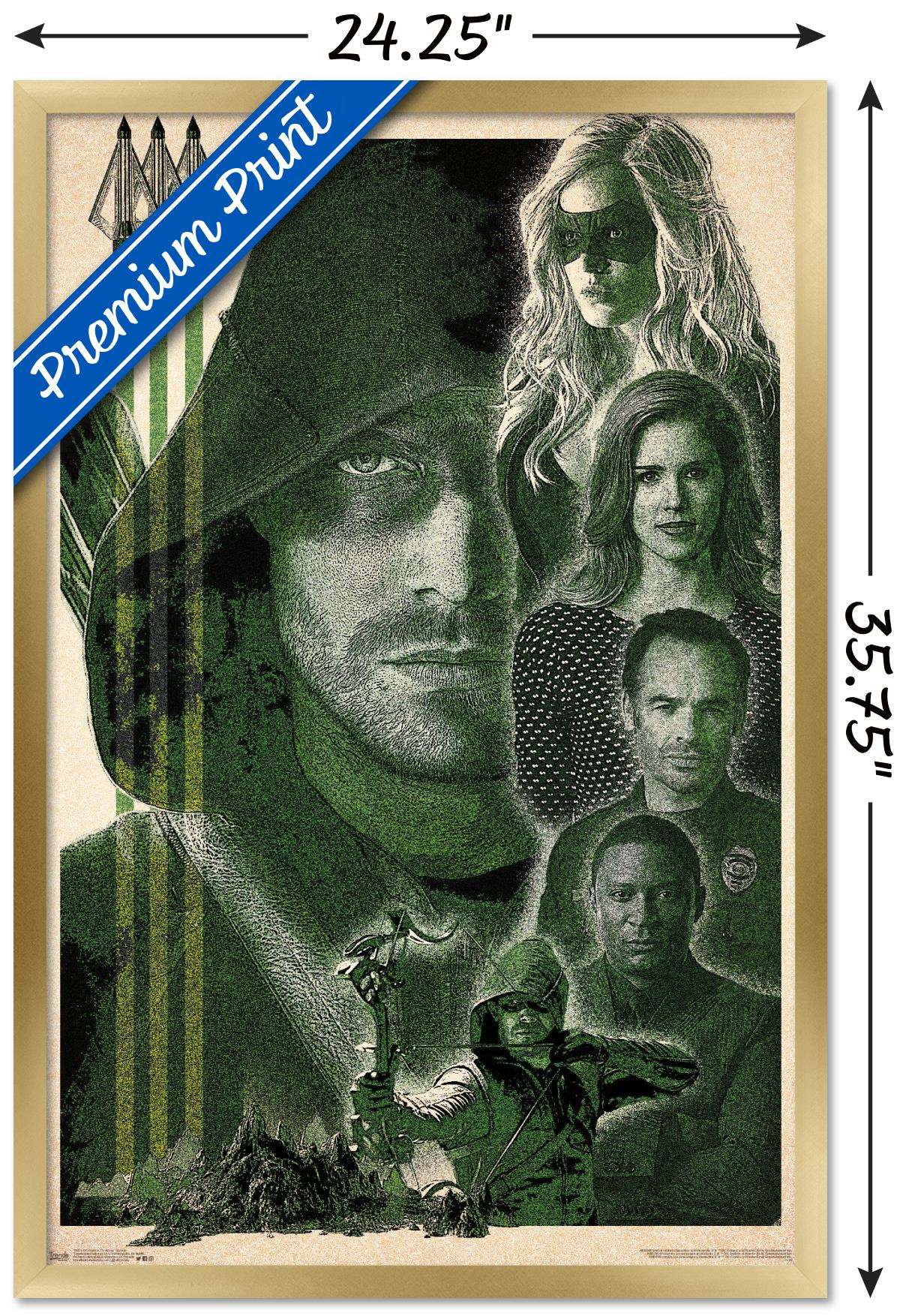 DC Comics TV - Arrow - Group Wall Poster, 22.375" x 34", Framed