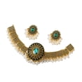 thumbnail image 3 of Conjunto de Collar Vintage Magnífico de Moda para Fiesta Verde, 3 of 6