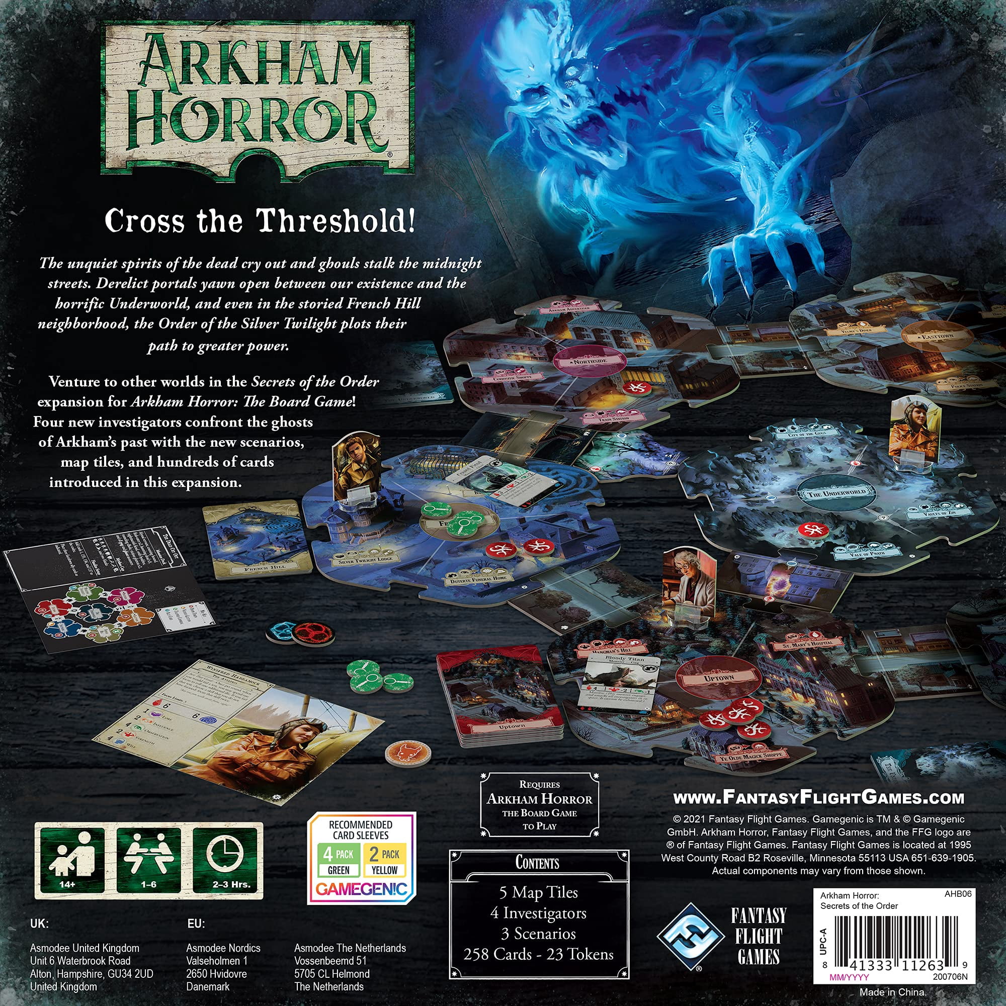 Arkham Horror Strategy Board Game: Secrets of The Order Expansion for Ages 14 and up, from Asmodee