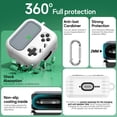 thumbnail image 4 of Funda para Airpods 4 Inesore con cierre, kit de limpieza, color blanco, 4 of 6