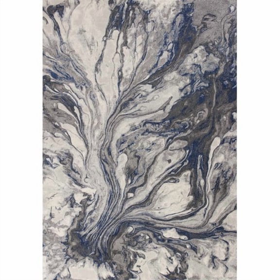KAS Rugs Illusions Gray Watercolors Area Rug