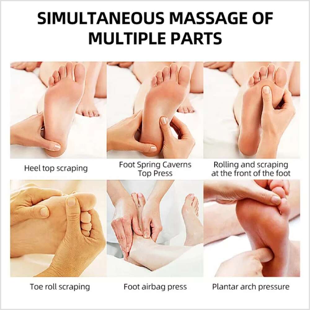 Portable Foot Massager Pad 15 Level Blood Circulation Electric Muscle Stimulator