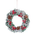 thumbnail image 2 of 1 pieza de adorno de guirnalda de Navidad Emulational Garland Door Shop Window, 2 of 7
