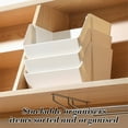 thumbnail image 4 of Stackable Wall Mounted Storage Box With Slanted Opening - Foldable Space-Saving Organizer For Home Office, Kitchen, Bedroom, Bathroom - Versatile Storage Caddy, 4 of 6