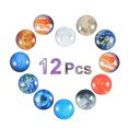 thumbnail image 1 of Gupbes 12Pcs Planetary Fridge Magnets Universe Moon Crystal Glass Refrigerator Stickers Best Housewarming Decorations Gift, 1 of 8