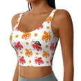 thumbnail image 2 of Picia octopuses Pattern Sports Bra for Women,Padded Strappy Sports Bras Medium Support Yoga Bra with Removable Cups,Running Yoga Bra-X-Large, 2 of 8