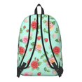 thumbnail image 2 of Pioneer Flower Floral Print Pattern Backpack for School, Cute School Bag with Adjustable Shoulder Straps and Padded Back, 15.7"x11.8"x5.5", 2 of 2