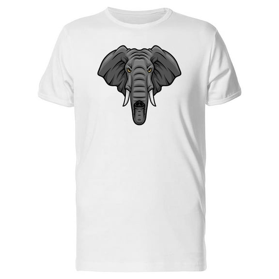 Frontview Of Cartoon Elephant Tee Men's -Image by Shutterstock