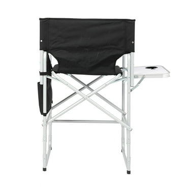 Winado Director Chair Folding Oversize Seat Padded  with Side Table and Side Pockets