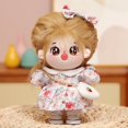 thumbnail image 1 of Muñeca de peluche de 20 cm, modelo estrella de anime, muñeco de peluche Kawaii, personalizable, con falda, de algodón, para niños, regalo, 1 of 6
