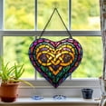 thumbnail image 6 of Celtic Knot Window Hanging Stained Glass Christmas , Celtic Knot Suncatchers for Windows Stained Glass, 6 of 7