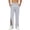 47# Light Gray, variant on Men's Tear Away Pants 2 Side Full Zippers Legs Snap Off Sweatpants with Pockets for Post Knee Surgery Recovery Dark Gray M