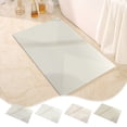 thumbnail image 1 of Super Absorbent Bathroom Rug Mat - Non Slip, Machine Washable Golden Velvet Carpet for Bath Tub and Sink, 1 of 6
