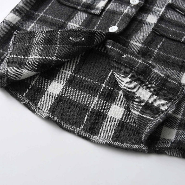 ZCFZJW Clearance!Little Kids Toddler Baby Boy Girl Flannel Shirt