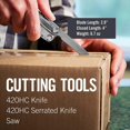 thumbnail image 2 of LEATHERMAN, Rebar Multitool with Premium Replaceable Wire Cutters and Saw, Coyote Tan with Nylon Sheath, 2 of 9