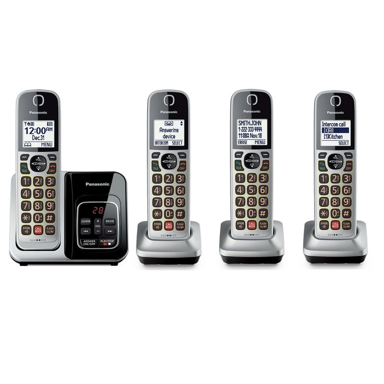 Panasonic - ミッキー9113です。 Panasonic Cordless Phone with Digital Answering Machine