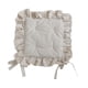thumbnail image 2 of Cojín cuadrado con volantes para silla, con lazos, , antideslizante, multiusos, decorativo, para cocina, decoración de bodas., 2 of 8