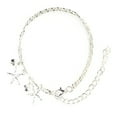 thumbnail image 3 of Pulsera de tobillo Jadeshay de Estrella de mar Plata, 3 of 8