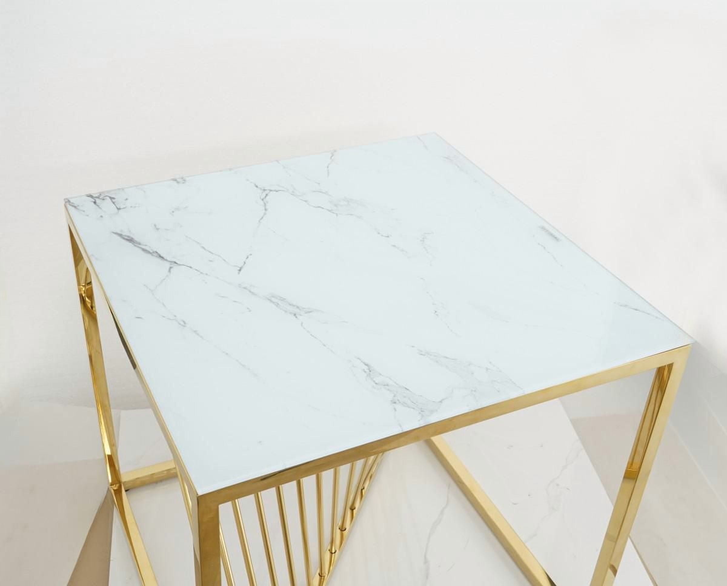 Kingston Side Table, Gold