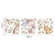 thumbnail image 4 of Adhesivos de pared de PVC con diseño de conejo en acuarela con dibujos animados, 4 of 4