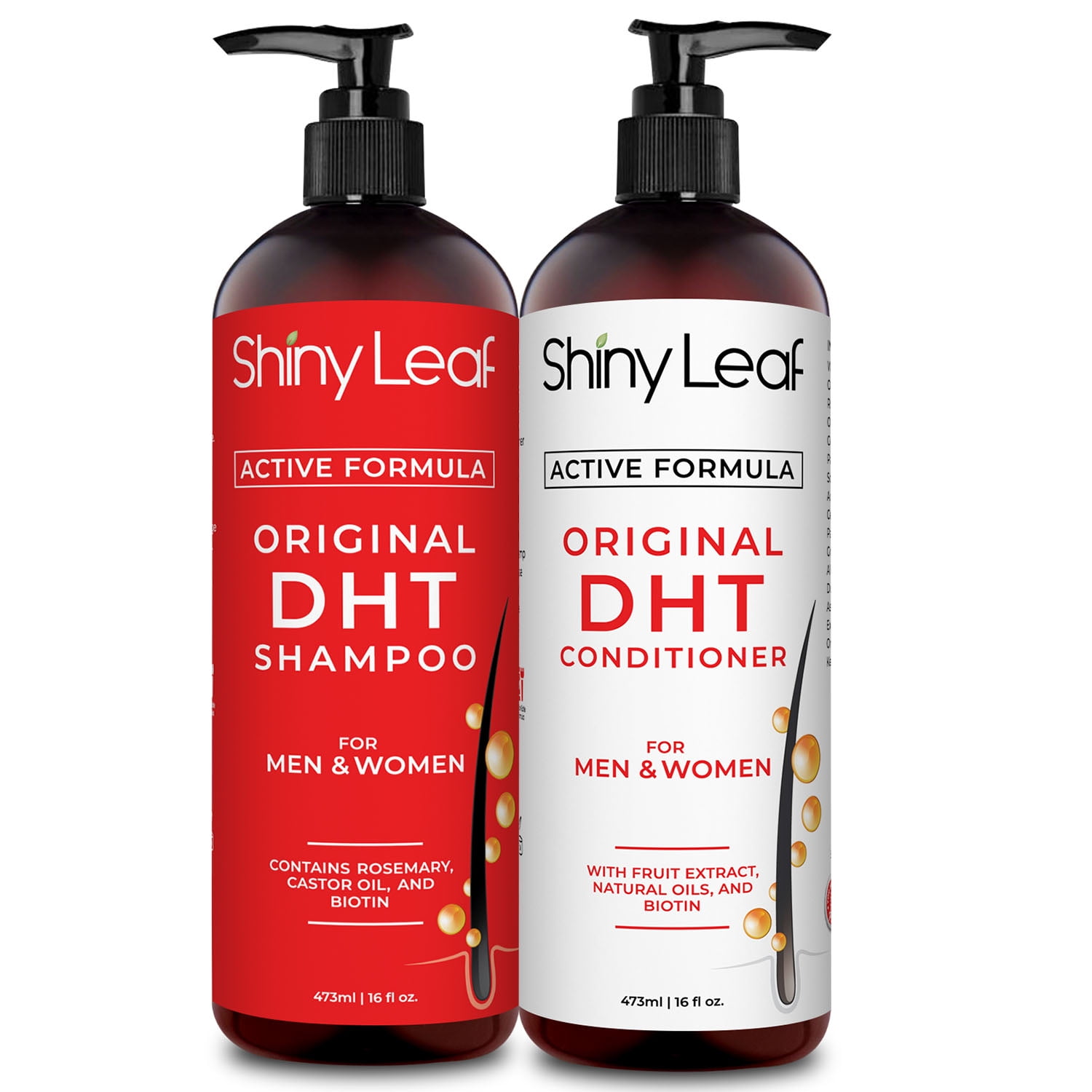 DHT Blocker Shampoo and Conditioner for Hair Loss With Biotin For Men