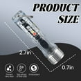 thumbnail image 6 of HIBIBUD White Keychain Flashlight,TYPE-C Fast Charge Multi-Light Modes for Camping&Emergency, 6 of 7