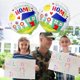 thumbnail image 2 of Big, Welcome Home Balloon Decorations - 18 inch - Welcome Balloons, Military Welcome Home Decorations - Welcome Home Balloons from Hospital - Ope, 2 of 5
