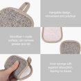 thumbnail image 4 of Paquete de 6 esponjas multiusos para fregar la cocina, esponja de microfibra resistente a los arañazos con potencia de fregado resistente TUNC Sencillez, 4 of 5