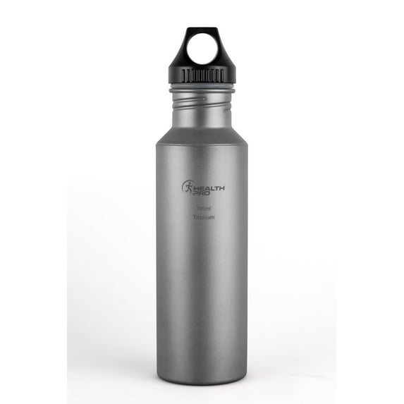 Healthpro Titanium Lightweight Super Strong BPA-Free Water Bottle (24-Ounce)