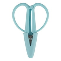 JubileeYarn Tiny Traveler Scissors - Portable Mini Airplane Snips - Aqua Haze - 3 Pairs