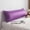 Purple, variant on Flxxie Satin Silky Slip Cooling Body Pillowcase, Body Pillow Cover with Hidden Zipper, 20x54 Inches, Coral Pink