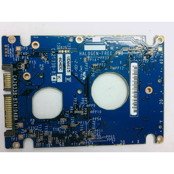 MHV2080BH, CA06672-B25300C1, CA26338-B74104BA, Fujitsu SATA 2.5 PCB
