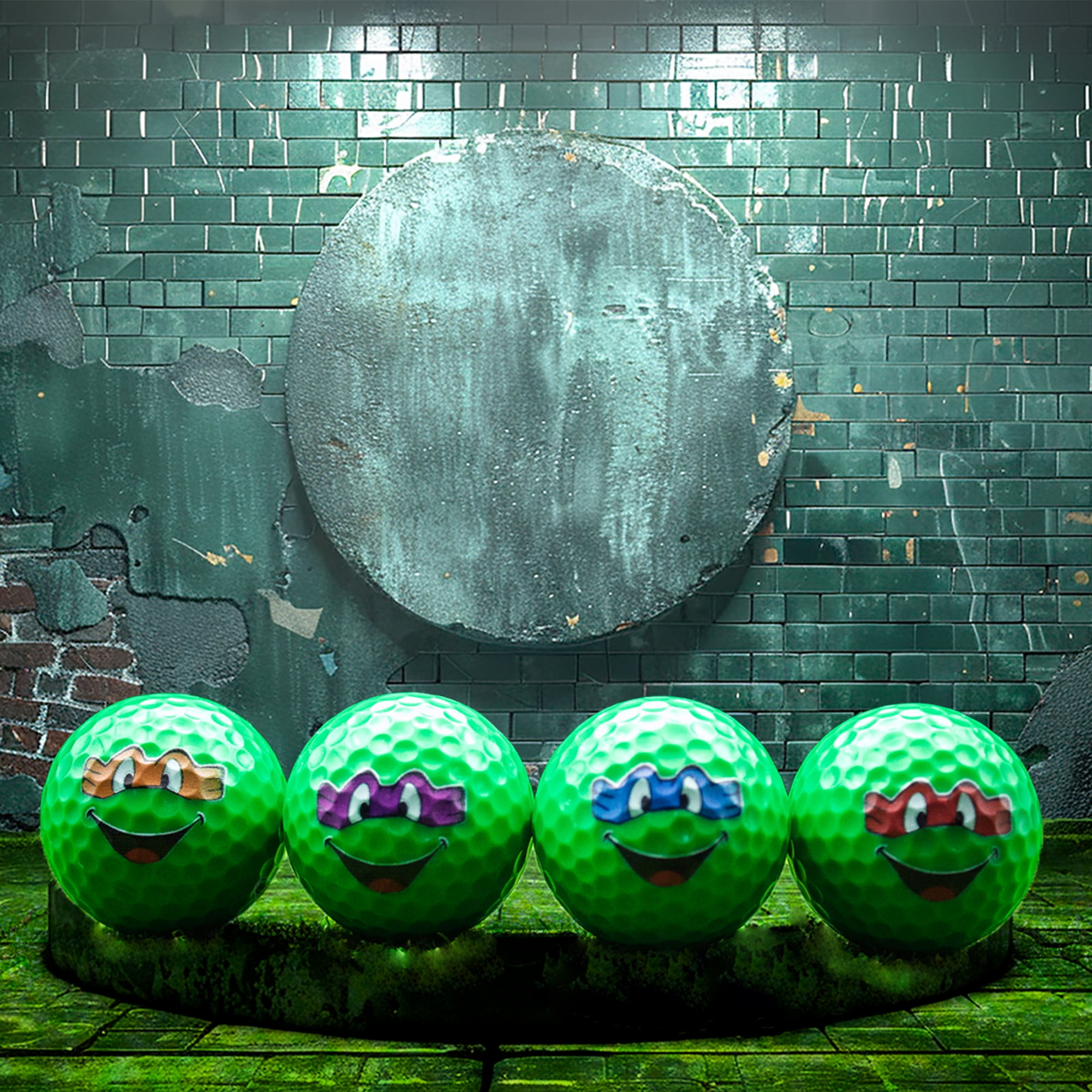 Kungfoo Turtle Golf Balls 12 Pack by GBM Golf