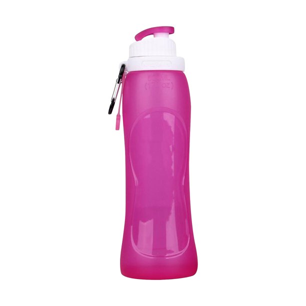 Botella de agua deportiva portátil plegable de silicona de gran capacidad para exteriores Wmkox8yii jkg5909