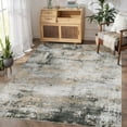 thumbnail image 3 of BERTHMEER Washable Rugs 5'x7' Area Rugs for Living Room Bedroom Kitchen Rugs Non Slip Abstract Black and Brown Neutral Modern Dorm Office Dining Room Contemporary Throw Rugs, 3 of 8