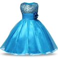 thumbnail image 5 of Styles I Love Little Kid Girls Sleeveless Sequin Tulle Flower Girl Dress Wedding Pageant Party Dresses 1-8Y, 5 Colors, (Black, 100/1-2 Years), 5 of 15