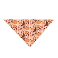 thumbnail image 2 of Aoznliie Dog Bandana, Thanksgiving Turkey Pumpkin Scarf for Cats Dogs, 25x18 inch Adjustable Pet Costume for Holiday Feast, Orange, 2 of 7