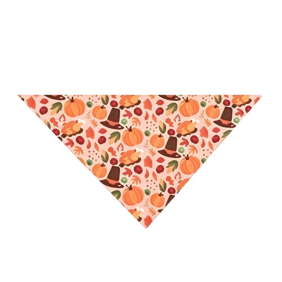 Fall Thanksgiving Dog Bandanas,Adjustable Breathable Fall Dog Scarf for Festival Costume | Pumpkin Corn Autumn Decor Bandana for Thanksgiving Harvest Celebrate