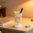 thumbnail image 5 of Tulip Bow Pen Holder, Back to School Tulip Bow Multifunctional Desktop Pen Organizer, Cute Decorative Stationery Cup, Desktop Ornament for Home School Study and Office, 5 of 6