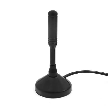 14cm Height Black Magnetic Base AM FM Radio Signal Aerial ...