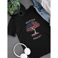thumbnail image 3 of American Grown Iranian Roots T-Shirt Men -Smartprints Designs, Male 5X-Large, 3 of 4