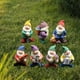 thumbnail image 3 of Estatua de jardín de hadas 2X7 piezas resina Sunnimix Decoraciones de gnomos, 3 of 8