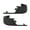 Black, variant on For GMC Canyon 2015-2022 Bumper Step Pad Passenger Side | Rear | Lower | Black | Plastic | Replacement For GM1197106 | 22900985