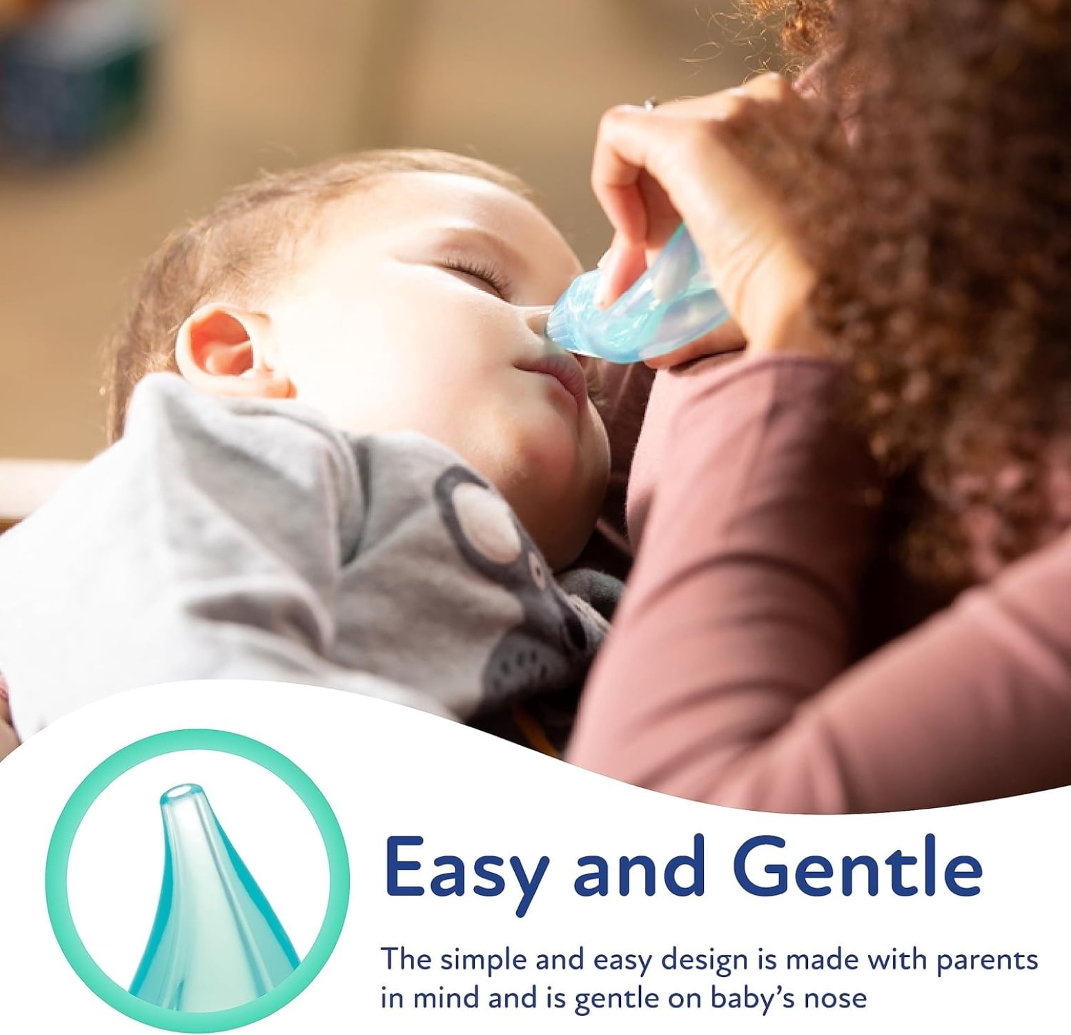 Dr. Talbot's Silicone Nasal Aspirator with Hygienic Case, Blue