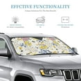 thumbnail image 3 of Kdxio Wildflower Honeybee Print Windshield Sun Shade, Foldable Sun Blocker for Car,Truck,SUV Automotive Interior Sun Protection,Reflective Shade for Front Windshield(Medium), 3 of 7